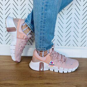 ❤️Nike Free Metcon 5 Pink Oxford 7.5 Womens Training Shoes Dusty Pink DV3950-600